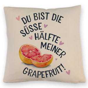 Süße Hälfte Kissen Grapefruit Illustration