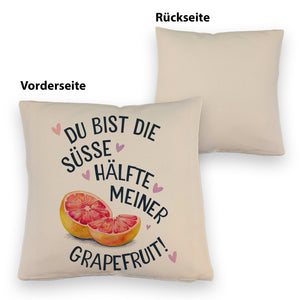 Süße Hälfte Kissen Grapefruit Illustration