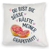 Süße Hälfte Kissen Grapefruit Illustration