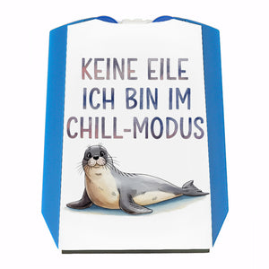 Seehund im Chill Modus Parkscheibe