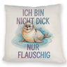 Flauschige Robbe - Nicht dick nur flauschig Kissen