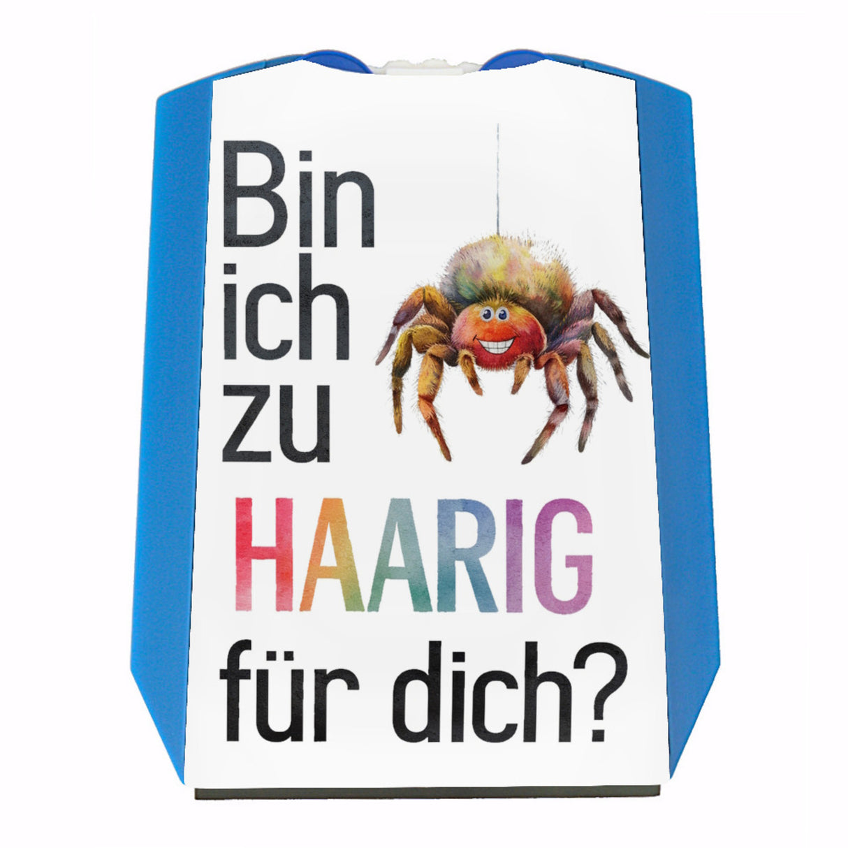 Fröhliche Spinne - Bin ich zu haarig Parkscheibe