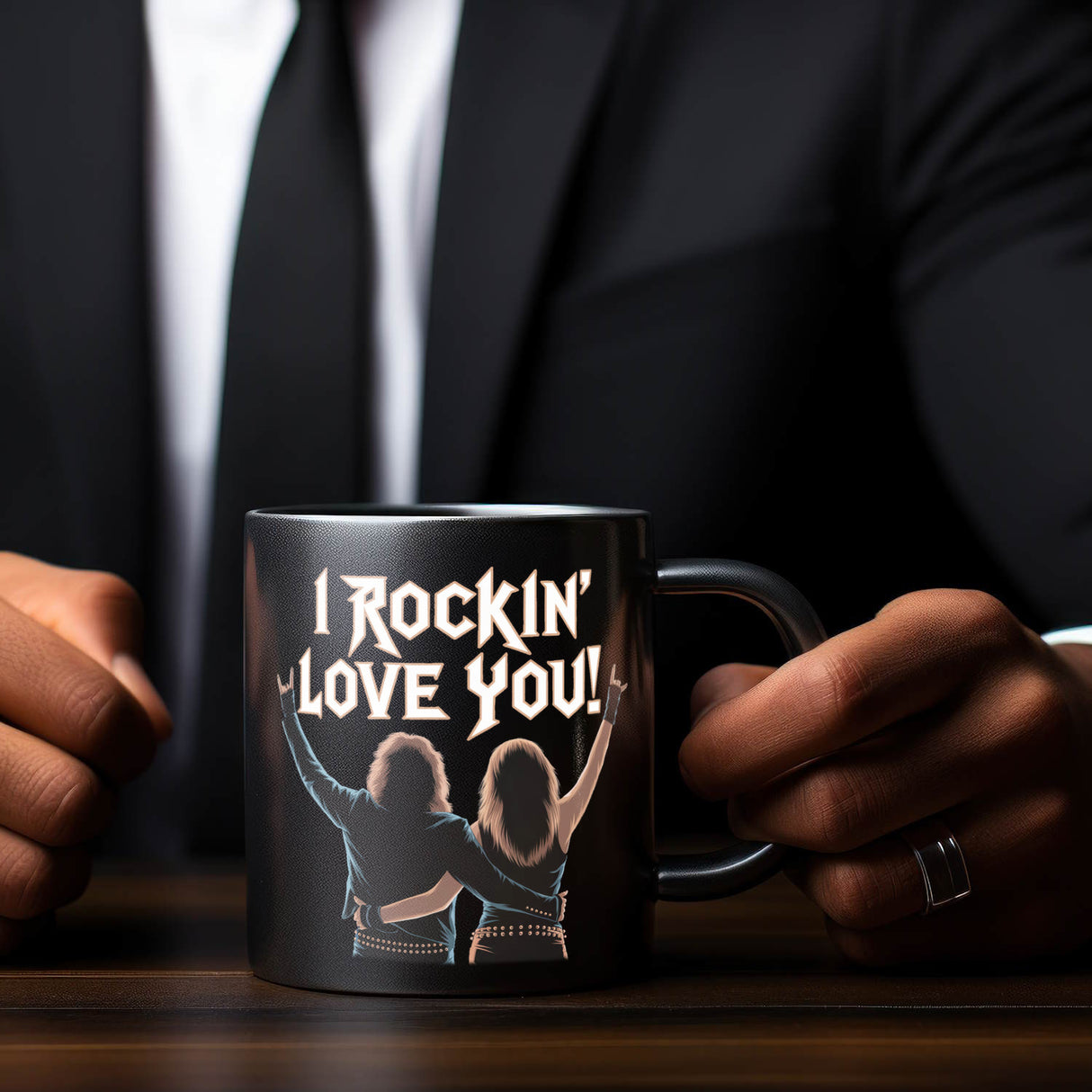 Rocker I rockin' love you Tasse für Rock-Fans