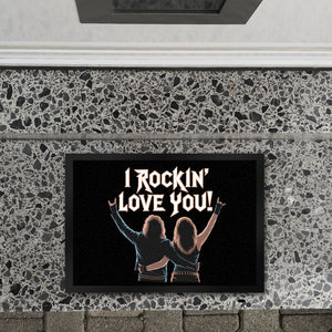 Rocker I rockin' love you Fußmatte in 35x50 cm für Rock-Fans