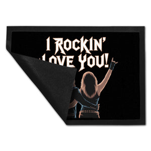 Rocker I rockin' love you Fußmatte in 35x50 cm für Rock-Fans