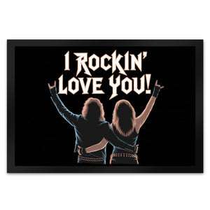 Rocker I rockin' love you Fußmatte in 35x50 cm für Rock-Fans