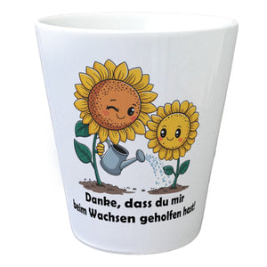 Danke - Sonnenblumen Blumentopf