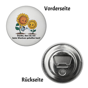 Danke - Sonnenblumen Magnet