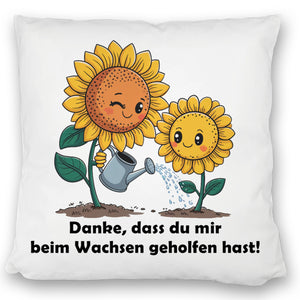 Danke - Sonnenblumen Kissen