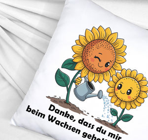 Danke - Sonnenblumen Kissen