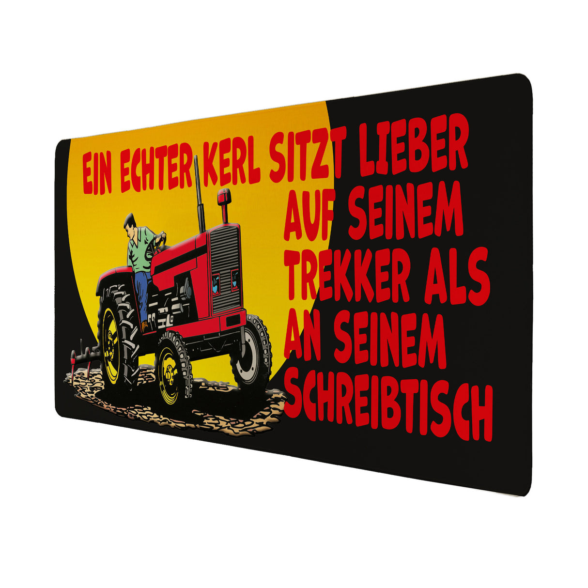 Trekker statt Schreibtisch Schreibtischunterlage 69x31cm XXL Mauspad