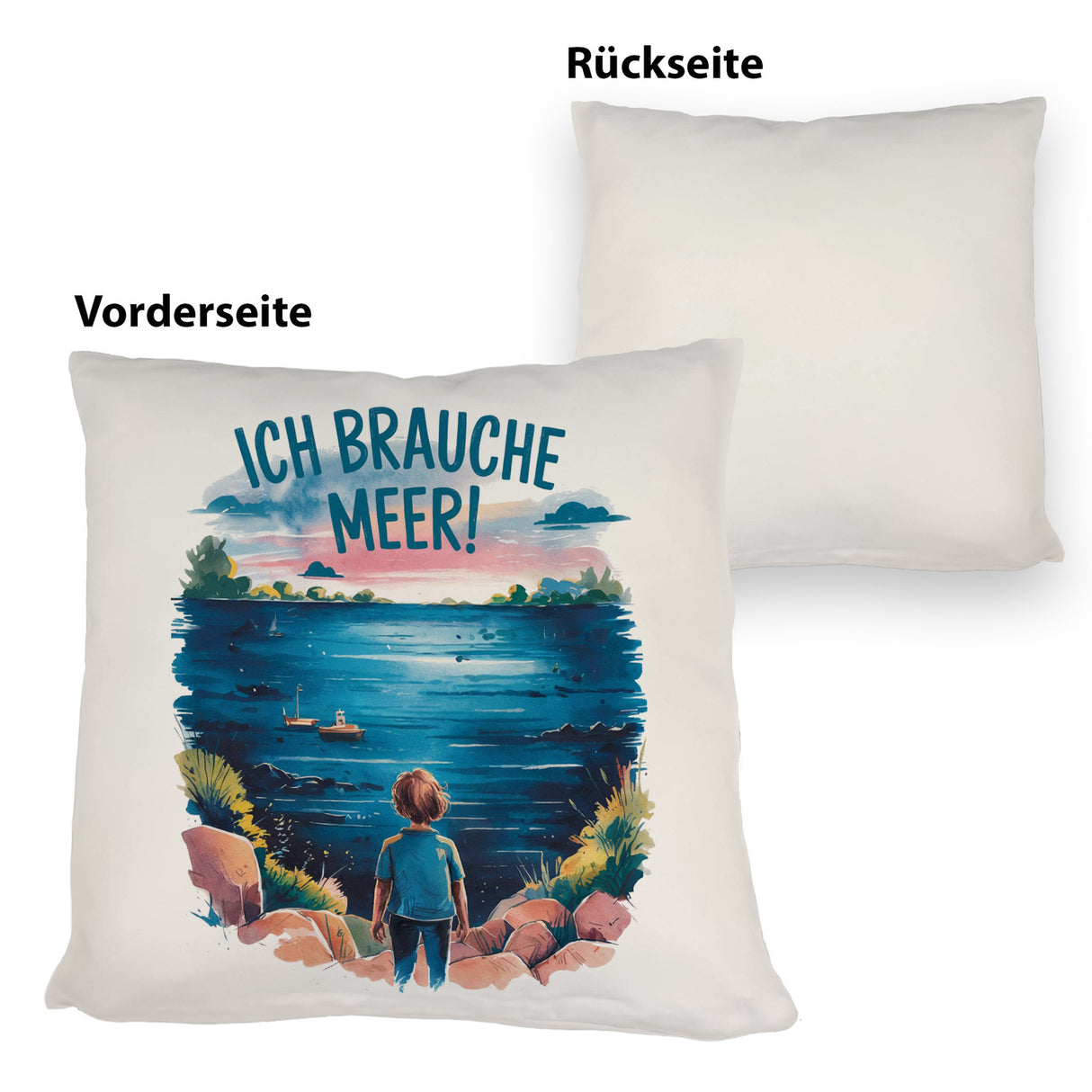 Ich brauche Meer! Kissen