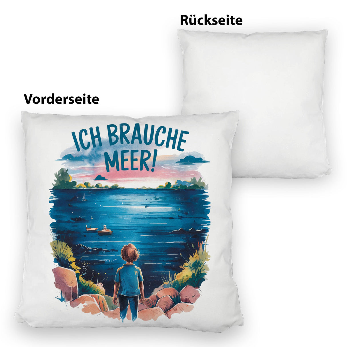 Ich brauche Meer! Kissen