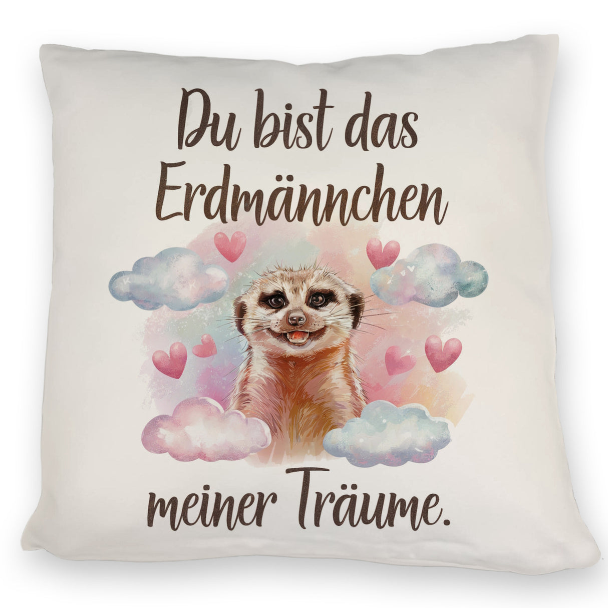 Erdmännchen meiner Träume Kissen