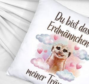 Erdmännchen meiner Träume Kissen