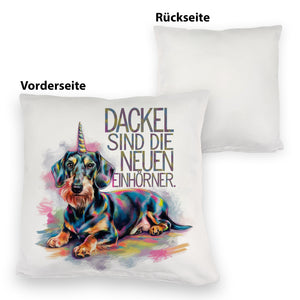 Dackel sind die neuen Einhörner Kissen