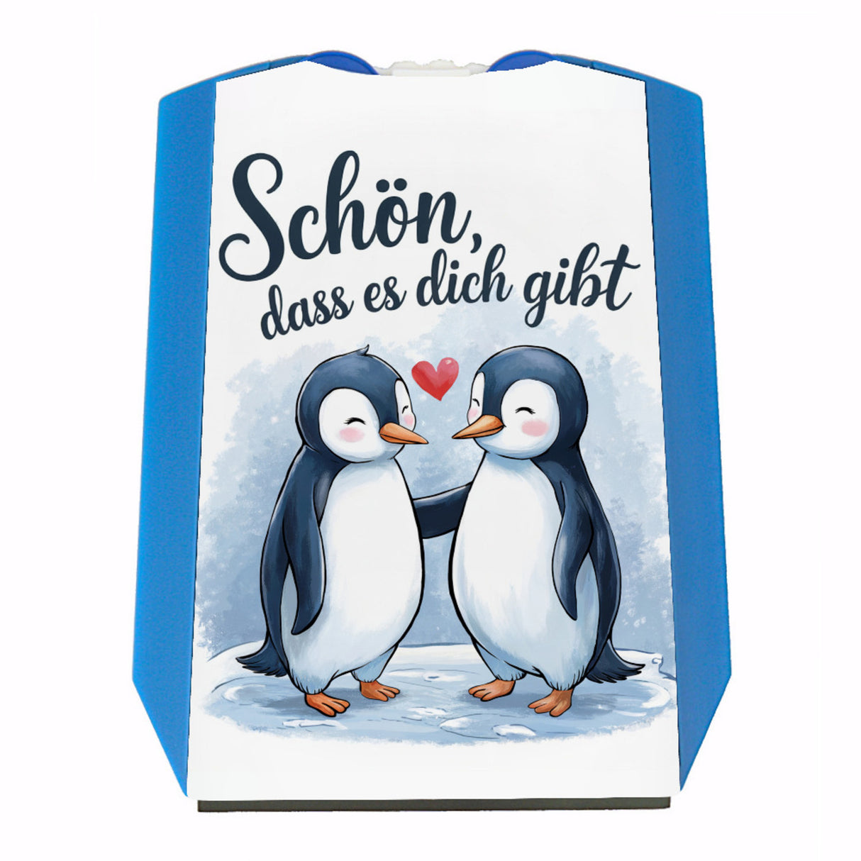 Pinguine mit Herz Parkscheibe - Schön, dass es dich gibt