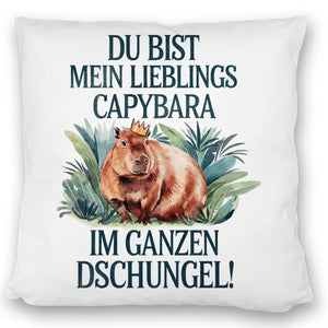 Lieblings Capybara Kissen - Capybara mit Krone