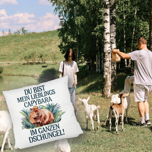 Lieblings Capybara Kissen - Capybara mit Krone