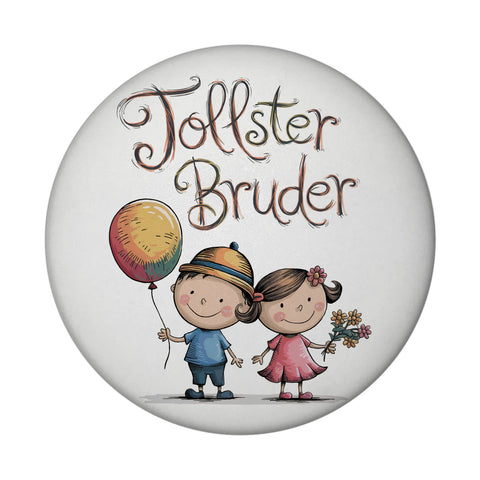 Tollster Bruder Cartoon Magnet für Geschwister