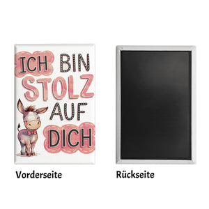 Ich Bin Stolz Auf Dich Souvenir Magnet mit Esel