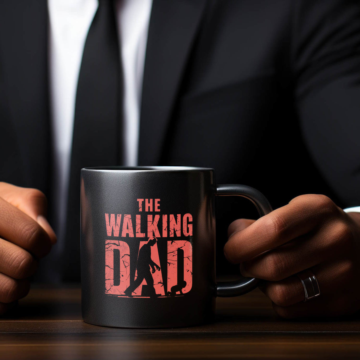 The Walking Dad Tasse mit Spruch für Väter