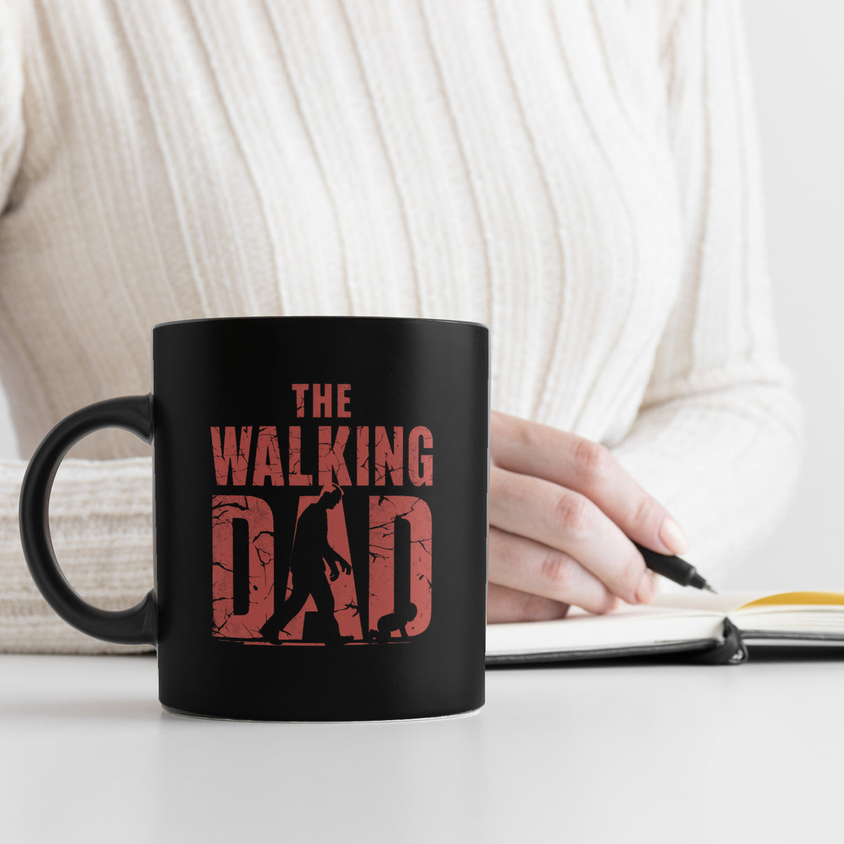 The Walking Dad Tasse mit Spruch für Väter