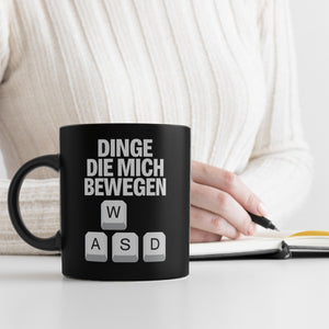 WASD Gamer Tasse - Dinge die mich bewegen