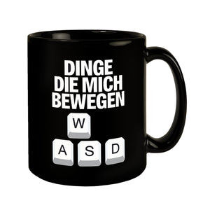 WASD Gamer Tasse - Dinge die mich bewegen