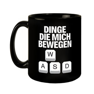 WASD Gamer Tasse - Dinge die mich bewegen