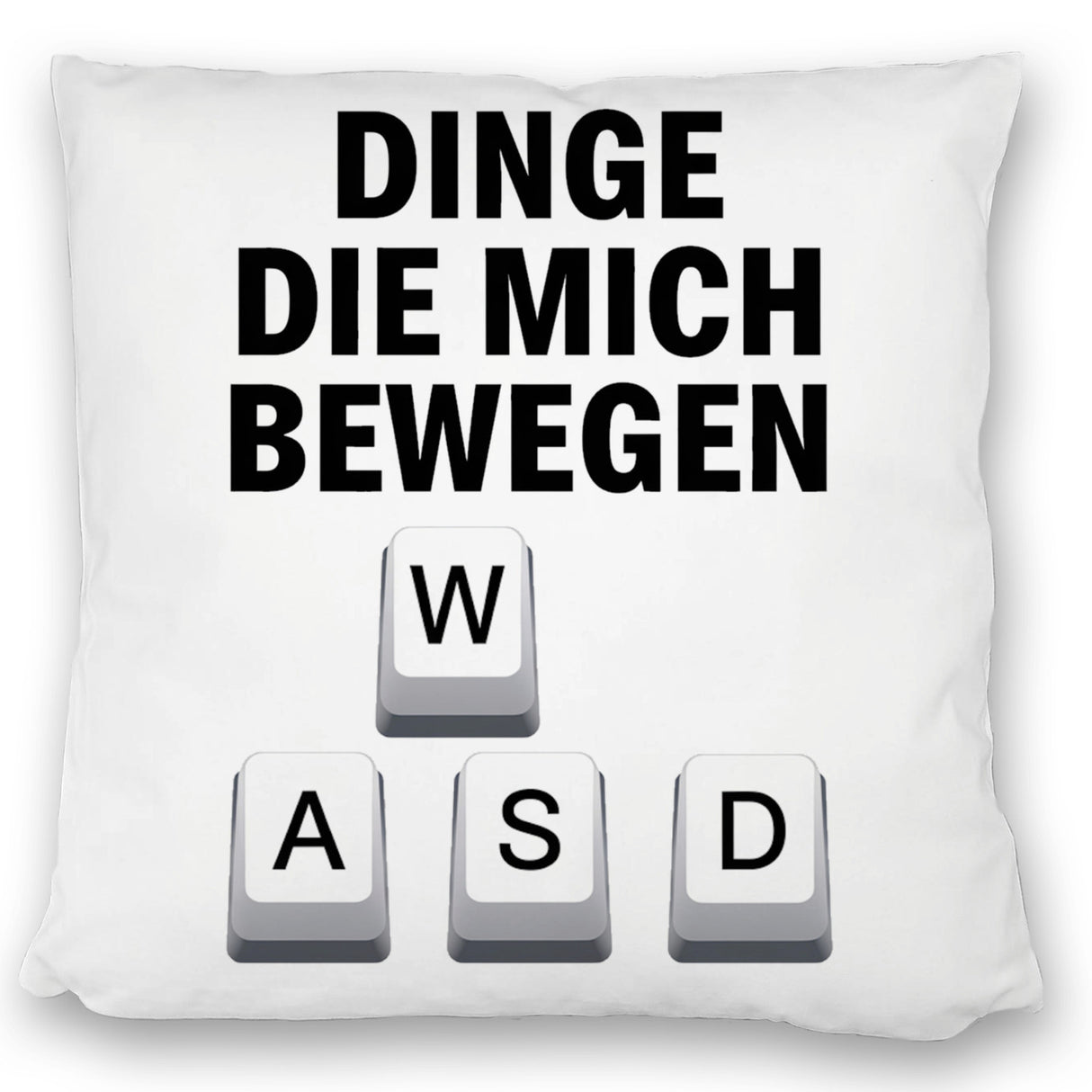 WASD Gamer Kissen - Dinge die mich bewegen