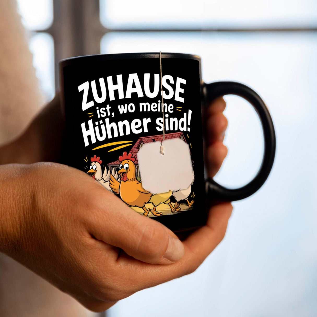 Zuhause ist, wo meine Hühner sind! Tasse