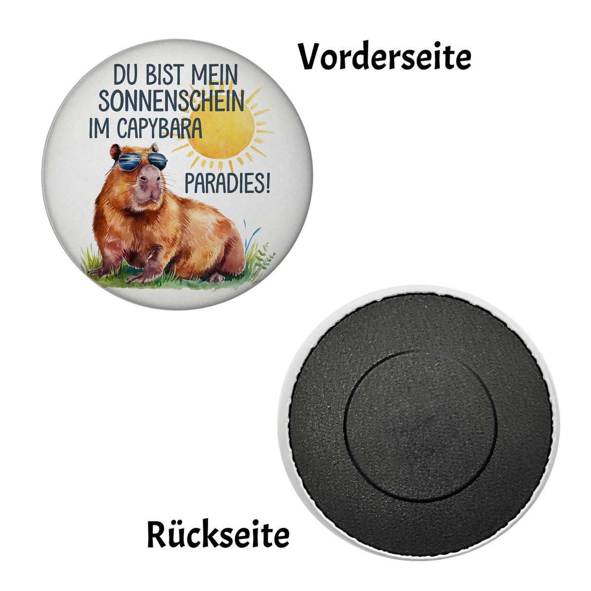 Capybara mit Sonnenbrille Magnet - Mein Sonnenschein