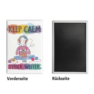 Keep calm und strick weiter Souvenir Souvenir Magnet