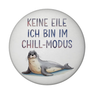 Seehund im Chill Modus Magnet - keine Eile