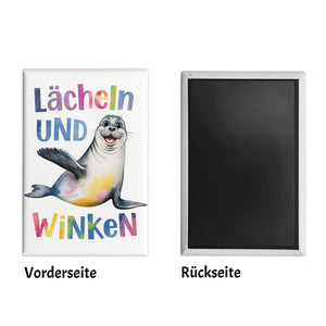 Niedlicher Seehund - Lächeln und Winken Souvenir Souvenir Magnet