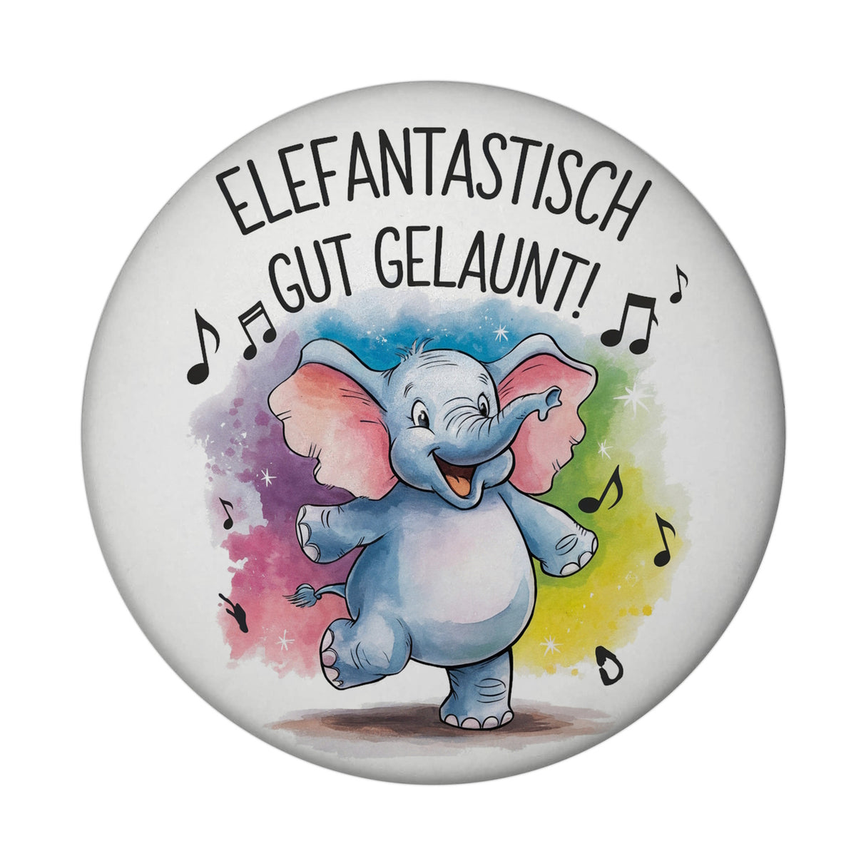 Tanzender Elefant - Elefantastisch gut gelaunt Magnet