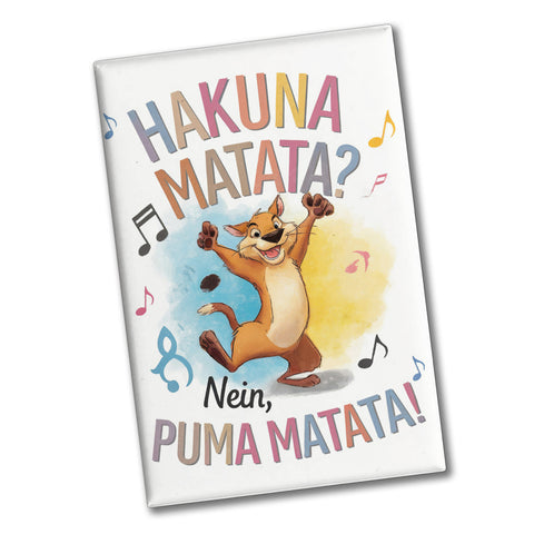 Tanzender Puma - Hakuna Matata Souvenir Souvenir Magnet