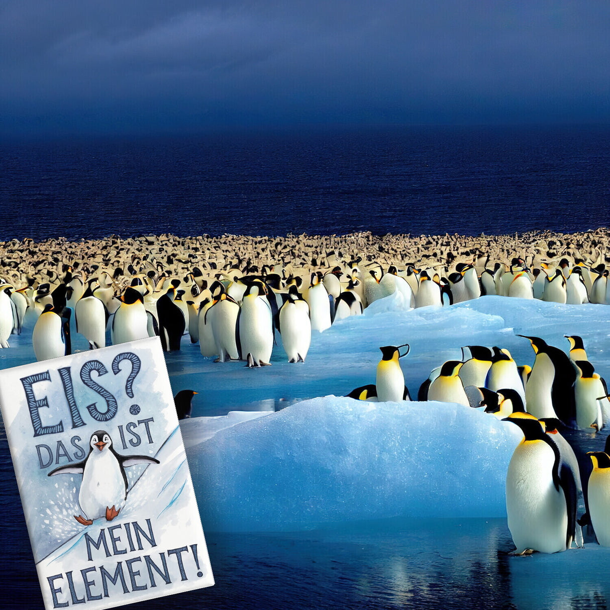 Niedlicher Pinguin - Eis ist mein Element Souvenir Souvenir Magnet