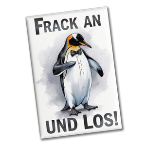 Pinguin im Frack Souvenir Souvenir Magnet - Frack an und los