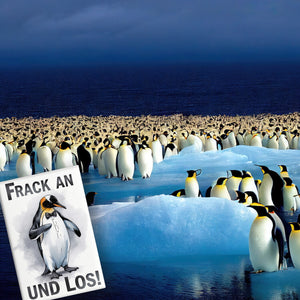 Pinguin im Frack Souvenir Souvenir Magnet - Frack an und los