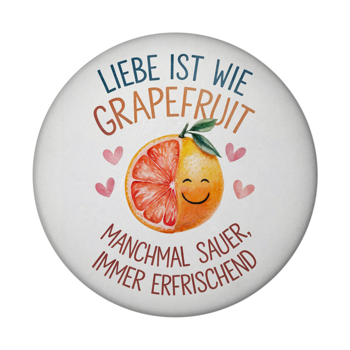 Grapefruit Magnet - Liebe ist erfrischend