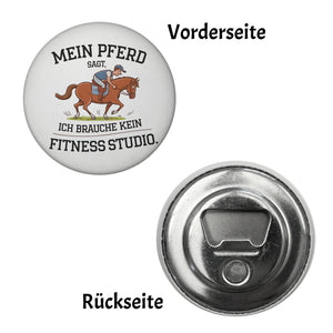 Mein Pferd ist mein Fitnessstudio Magnet