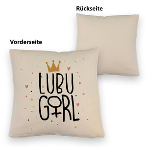 Ludwigsburg Kissen mit Spruch LUBU girl