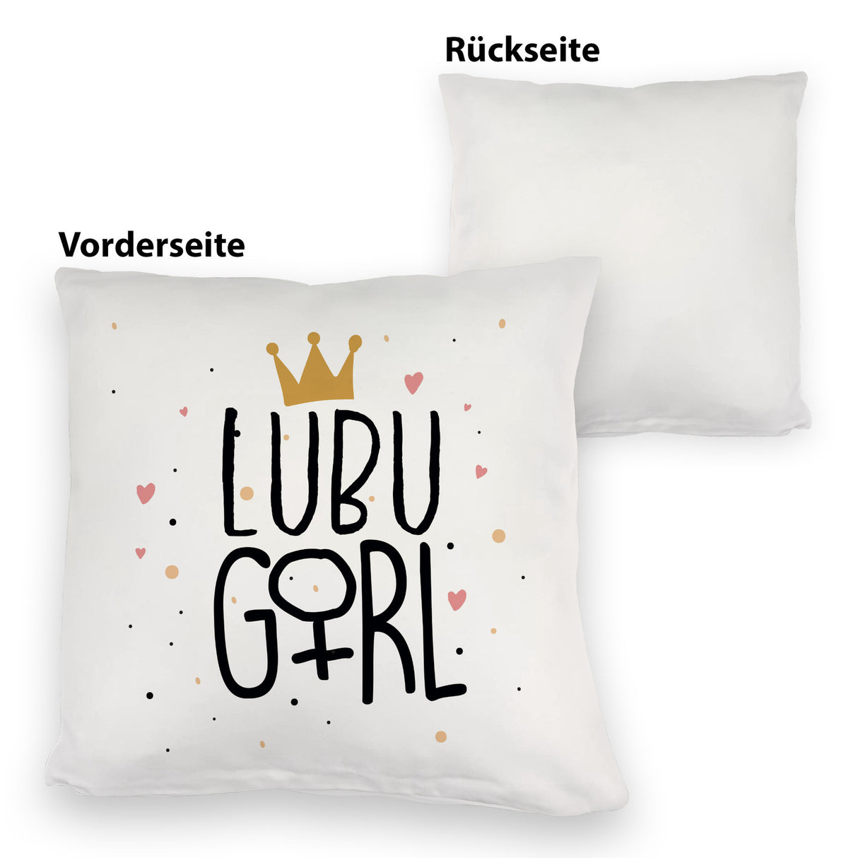 Ludwigsburg Kissen mit Spruch LUBU girl