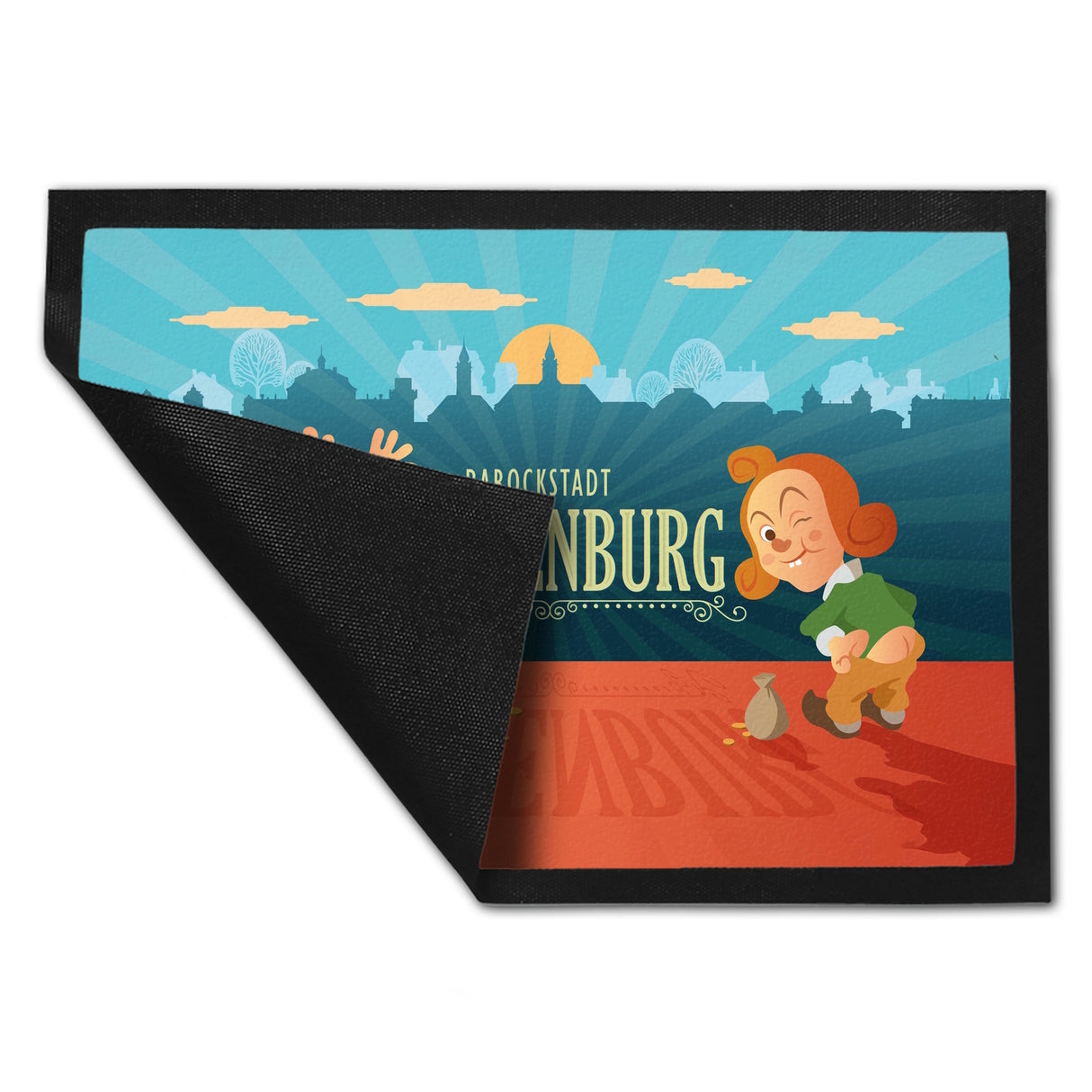 Ludwigsburg Lumpenburg Fußmatte in 35x50 cm mit Max und Moritz