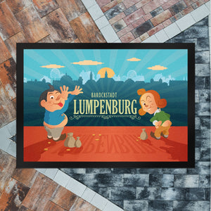 Ludwigsburg Lumpenburg Fußmatte in 35x50 cm mit Max und Moritz