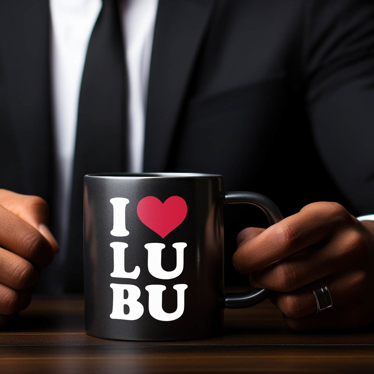 Ludwigsburg Tasse mit Text I love LUBU