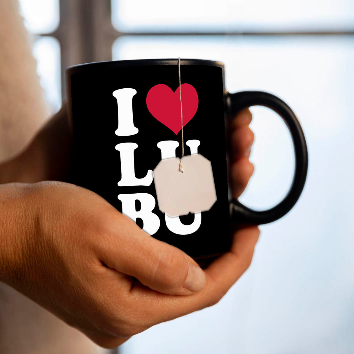 Ludwigsburg Tasse mit Text I love LUBU