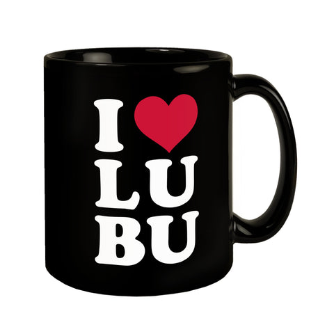 Ludwigsburg Tasse mit Text I love LUBU